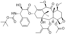 Cabazitaxel EP Impurity A Reference Standard 2D chemical structure