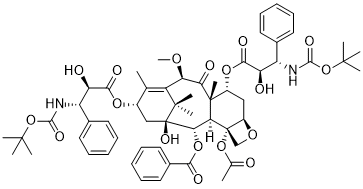 Cabazitaxel EP Impurity D Reference Standard 2D chemical structure