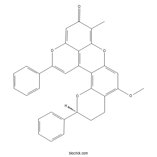 Dracorubin 2D chemical structure