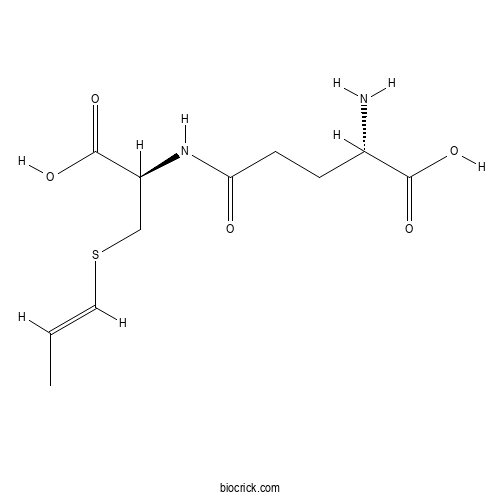 L-&gamma;-Glutamyl-S-(1E)-1-propen1-yl-L-cysteine 2D chemical structure