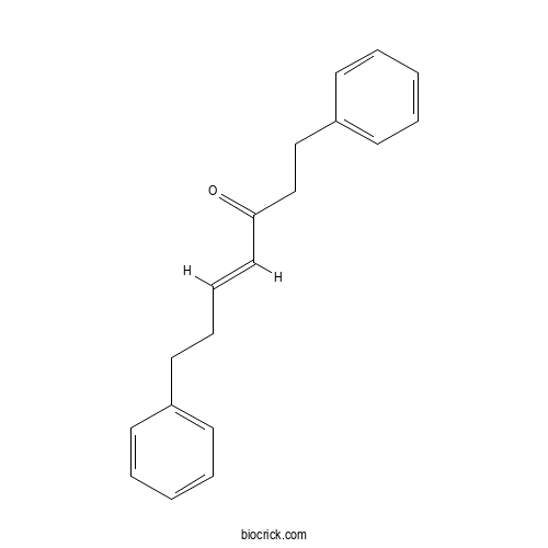 4-Hepten-3-one, 1,7-diphenyl-, (4E)- 2D chemical structure